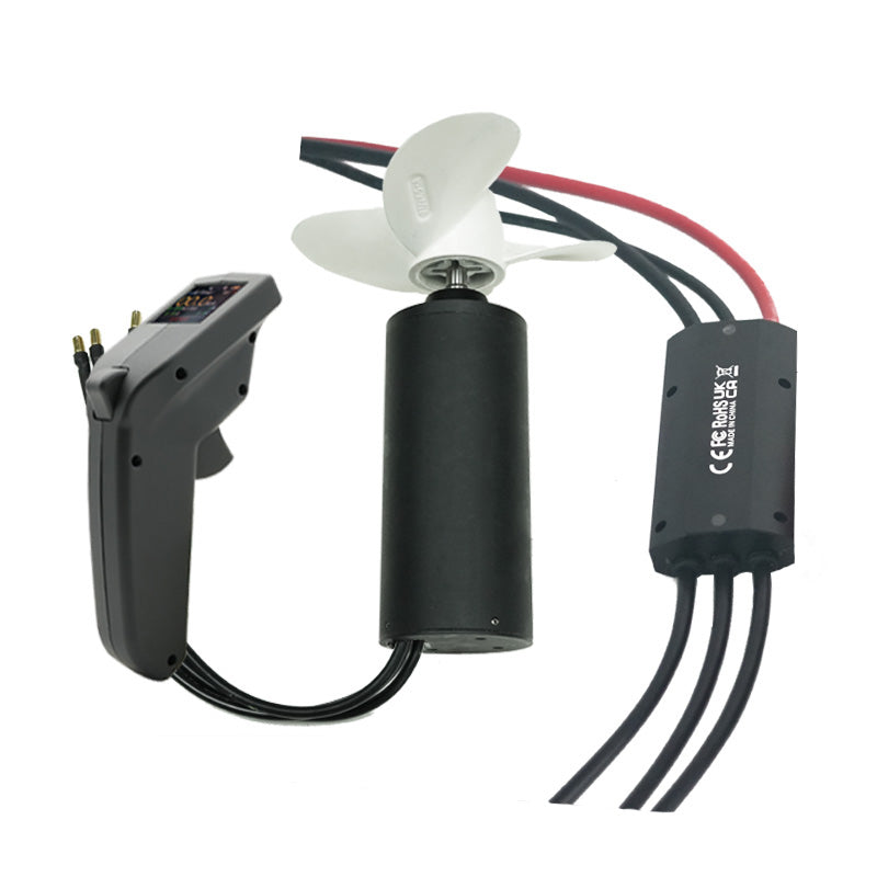 58kg thrust efoil electric propulsion System IP68 Waterproof 75141 bldc Motor +14S 160A ESC +LCD GPS RC remote+CNC propeller