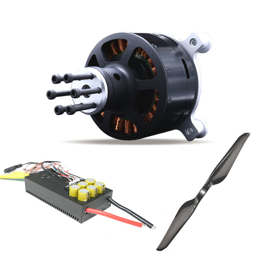 Manned Aircraft Drone Propulsion System Motor Controller with 10850 25KG thrust+36 inch large size carbon fiber propeller+75V 200A ESC