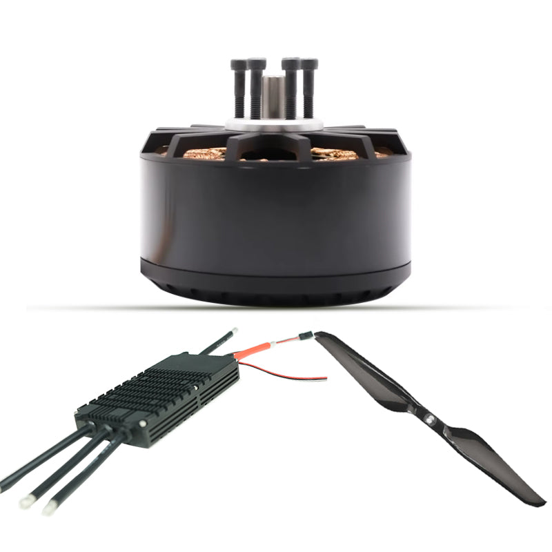 Manned Aircraft Drone Propulsion System Motor Controller with 12070 40KG thrust+36 inch large size carbon fiber propeller+24S 150A ESC