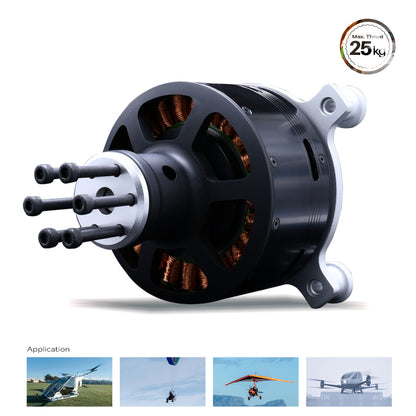 Manned Aircraft Drone Propulsion System Motor Controller with 10850 25KG thrust+36 inch large size carbon fiber propeller+75V 200A ESC