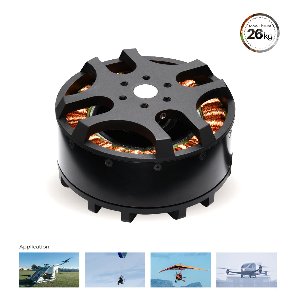 Manned Aircraft Drone Propulsion System Motor Controller with 10860 26KG thrust+36 inch large size carbon fiber propeller+14S 80A ESC