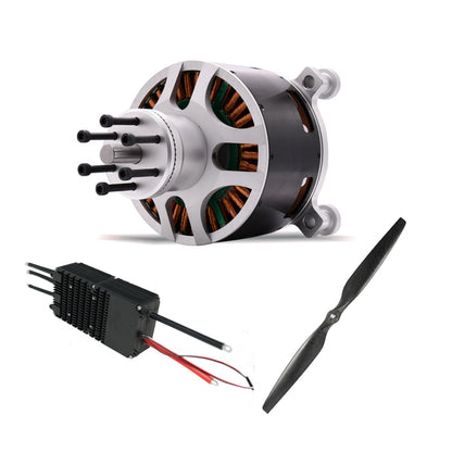 Manned Aircraft Drone Propulsion System Motor Controller with 154120 80KG thrust+51 inch large size carbon fiber propeller+24S 300A ESC