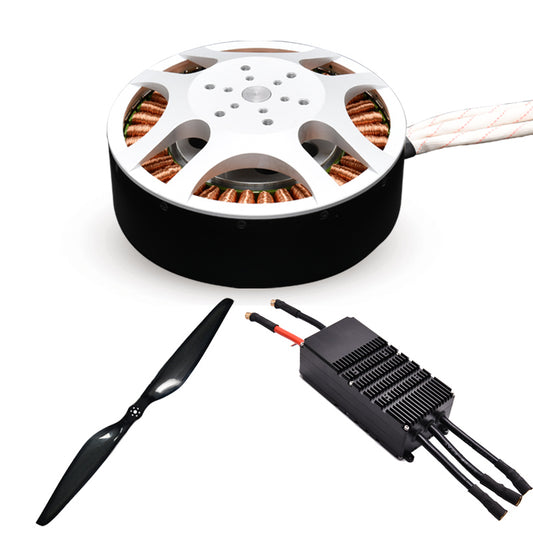 Manned Aircraft Drone Propulsion System Motor Controller with 15470 60KG thrust+42 inch large size carbon fiber propeller+24S 200A ESC