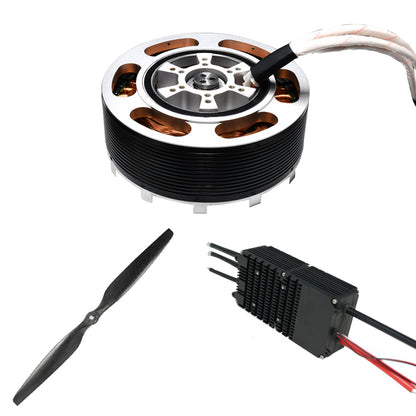 Manned Aircraft Drone Propulsion System Motor Controller with 20280 90KG thrust+51 inch large size carbon fiber propeller+24S 300A ESC