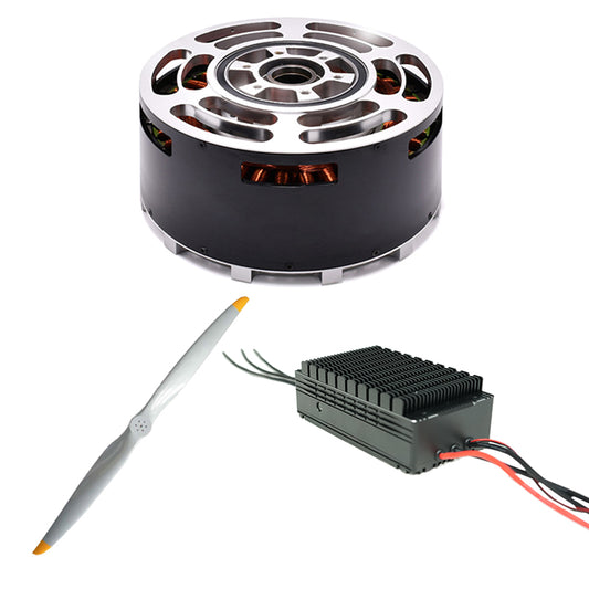 Manned Aircraft Drone Propulsion System Motor Controller with 240110 190KG thrust+72 inch large size carbon fiber propeller+400V 160A ESC