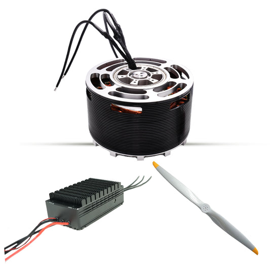 Manned Aircraft Drone Propulsion System Motor Controller with 240150 220KG thrust+78 inch large size carbon fiber propeller+400V 160A ESC