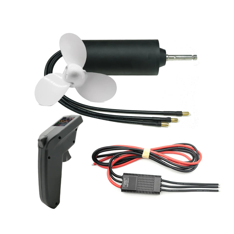 66160 IP68 brushless waterproof motor 66160 46kg thrust+14S 160A ESC +LCD GPS RC remote+CNC propeller